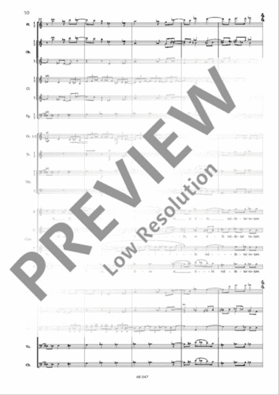 Polish Requiem 4-Part scores gallery preview page 11