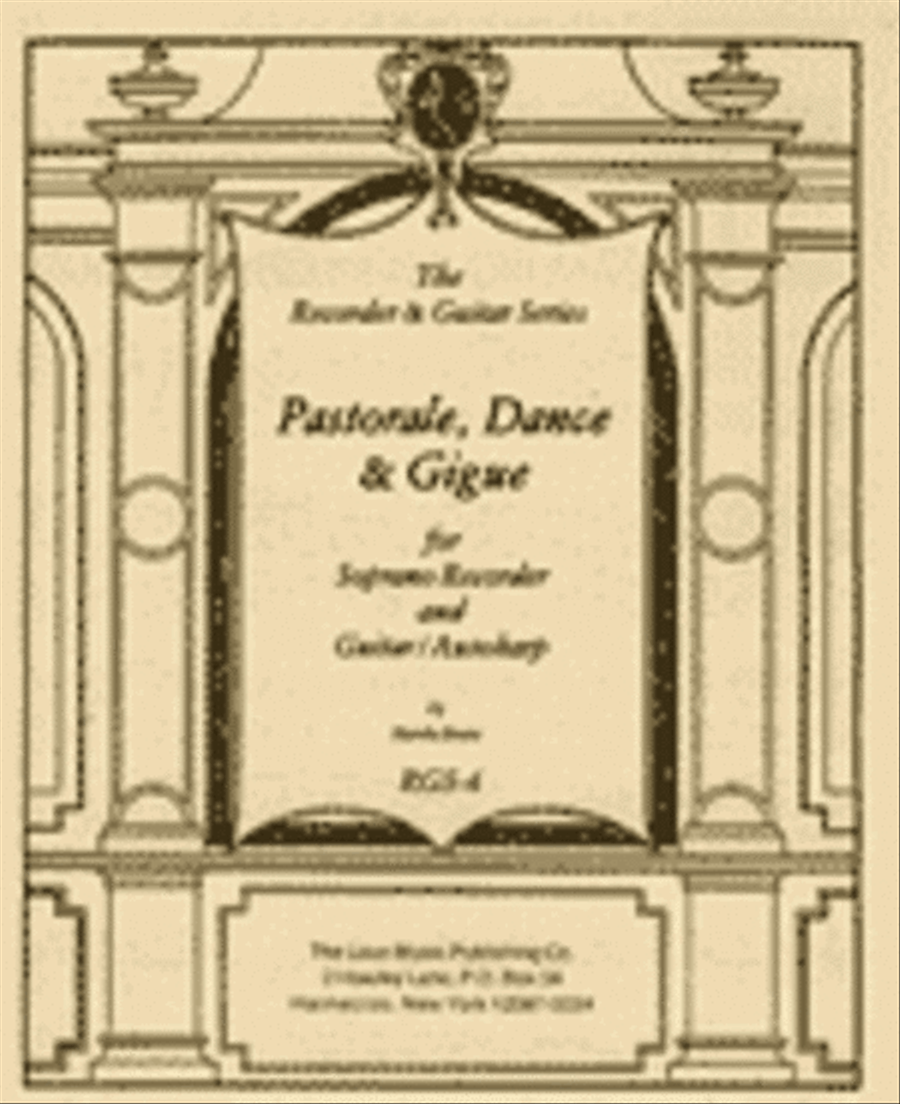 Pastoral, Dance & Gigue Pastoral, Dance & Gigue Soprano Recorder scores gallery preview page 1