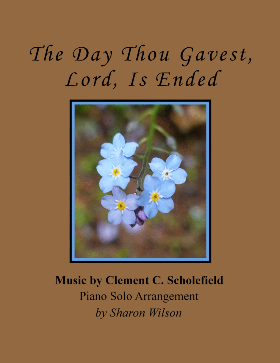 The Day Thou Gavest, Lord, Is Ended Piano Solo scores gallery preview page 1