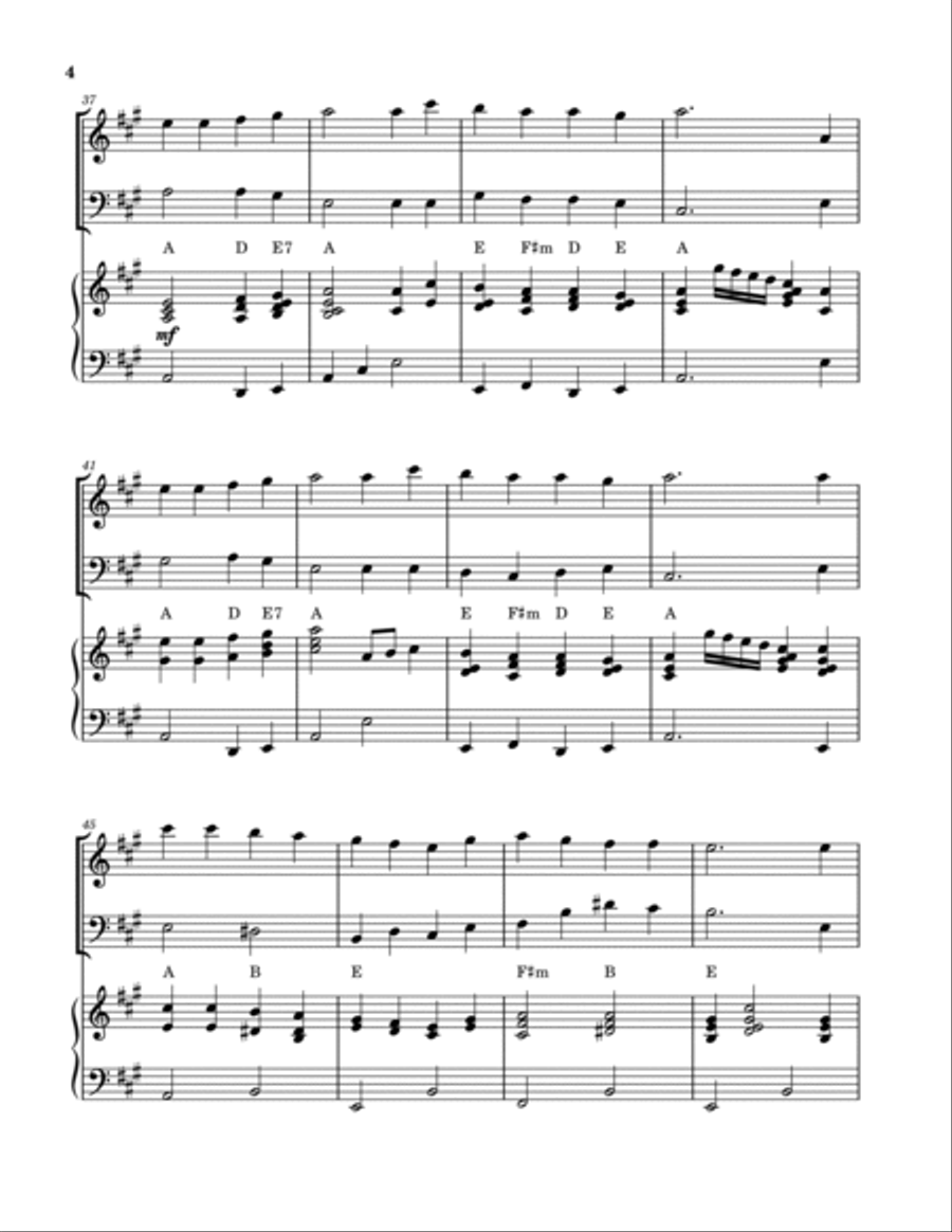 All Glory, Laud and Honor (Violin and Cello Duet with Piano) Piano Trio scores gallery preview page 4