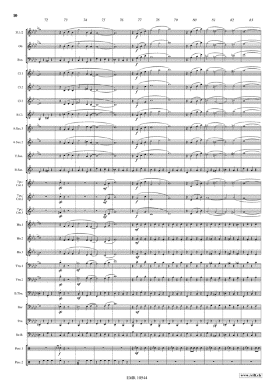 Entertainer Live Concert Band scores gallery preview page 11