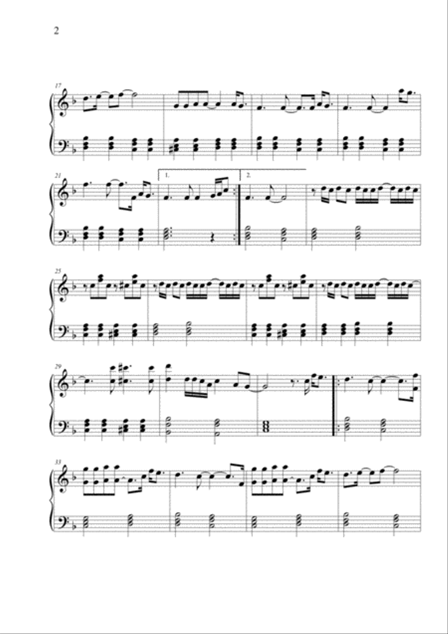 If I Could Fly Easy Piano scores gallery preview page 2