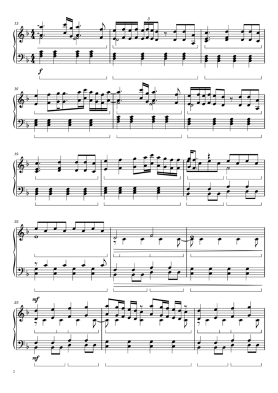 Epiphany Epiphany Piano Solo scores gallery preview page 2