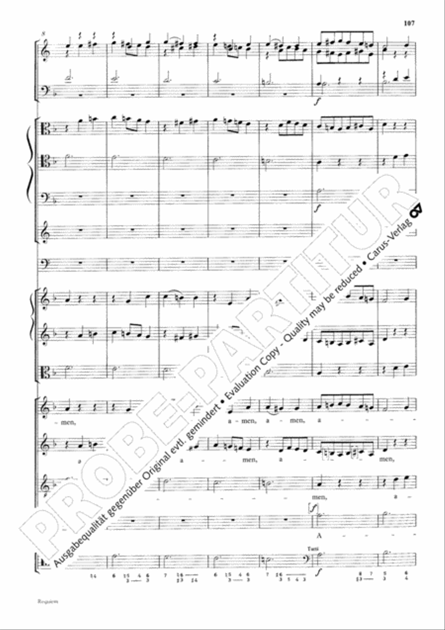 Requiem Requiem 4-Part scores gallery preview page 114