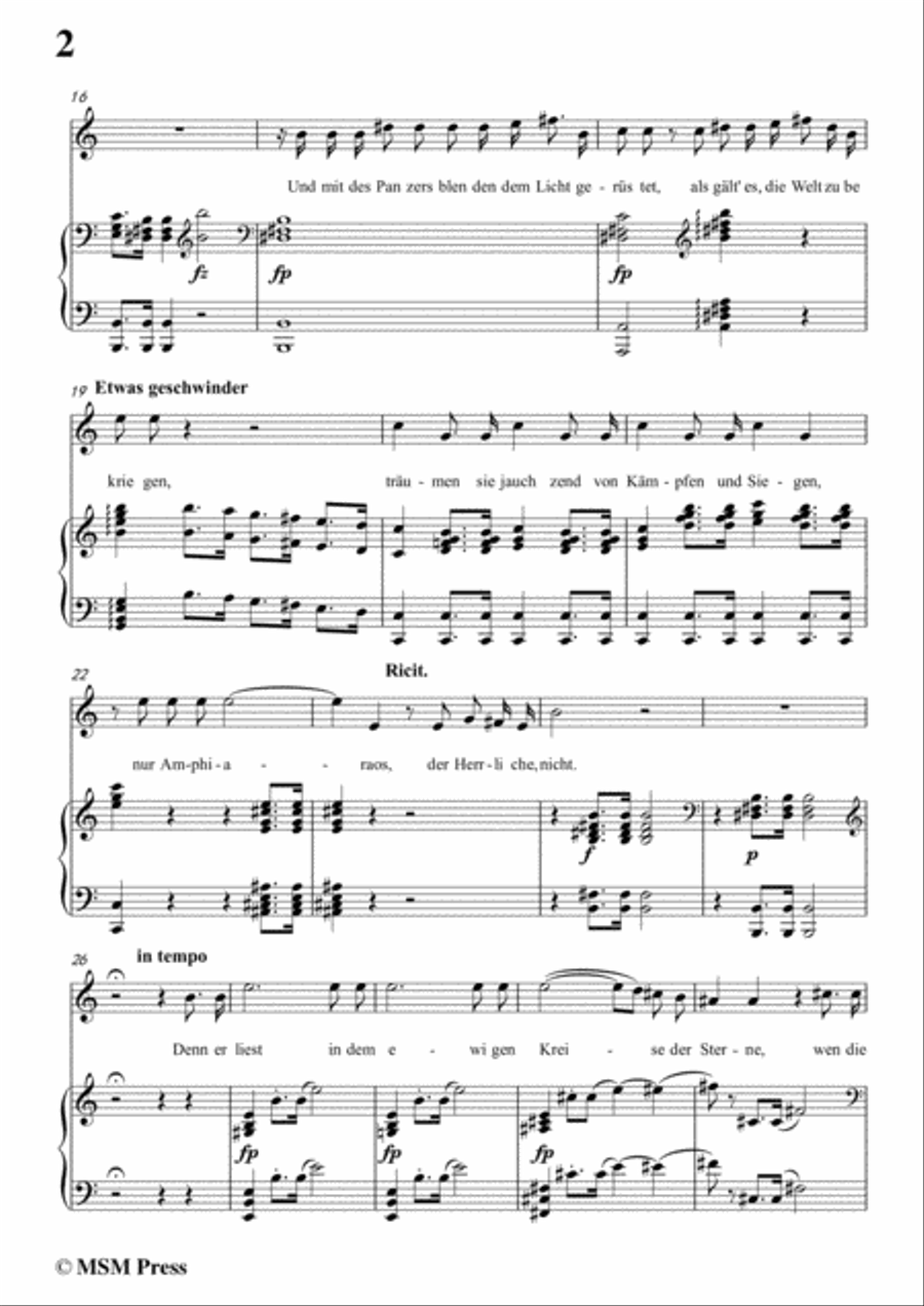 Schubert-Amphiaraos,in a minor,D.166,for Voice&Piano Voice scores gallery preview page 4
