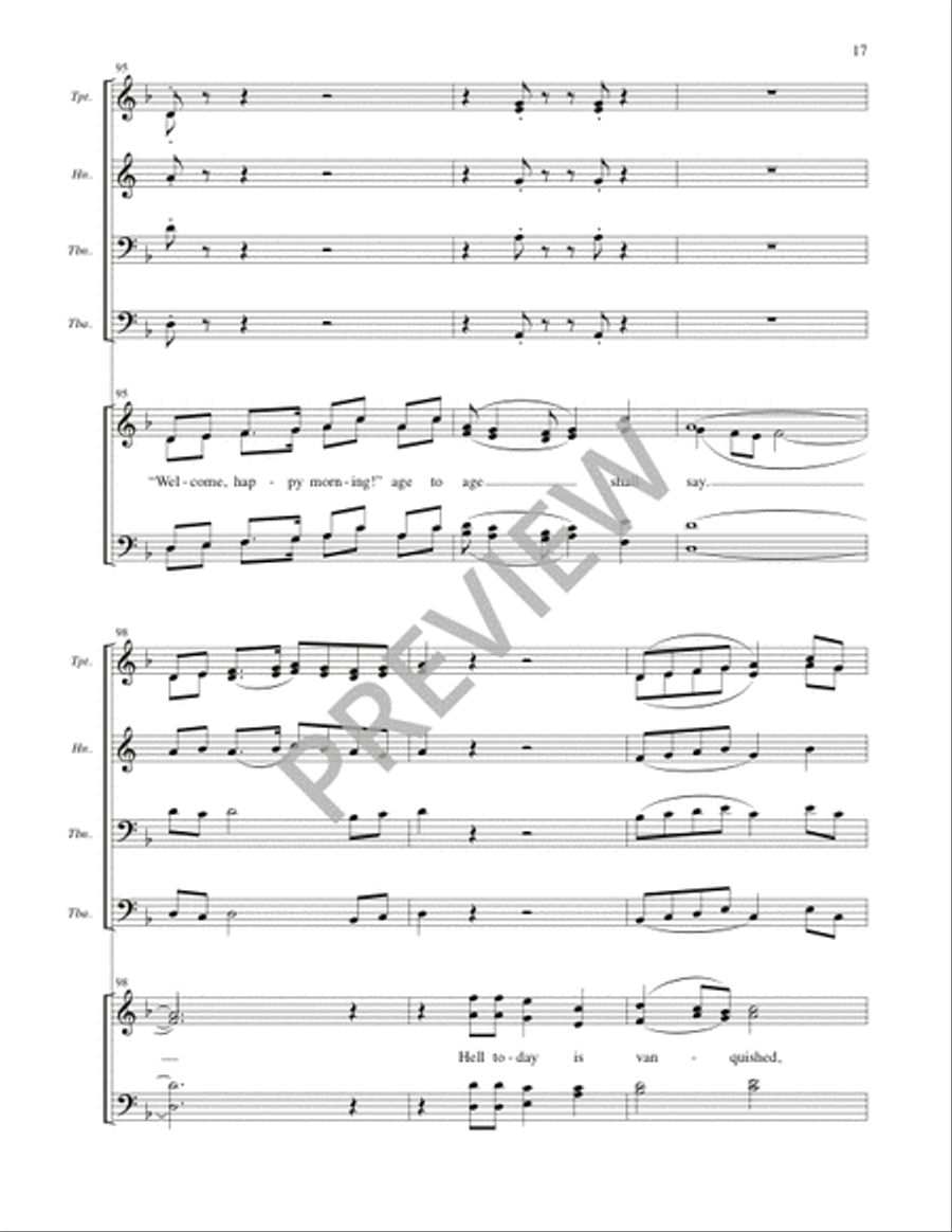 Welcome, Happy Morning! - Full Score and Parts Divisi scores gallery preview page 18