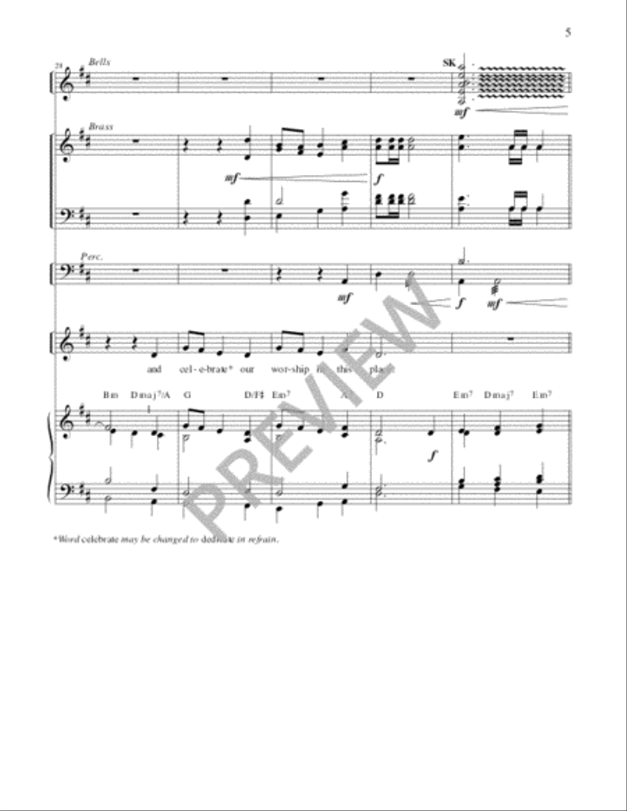 Come, Let Us Gather (Full Score) 3-Octaves scores gallery preview page 6