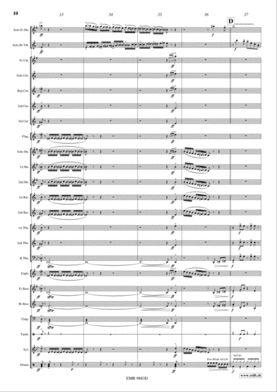 Green Hornet Theme Brass Duet scores gallery preview page 10