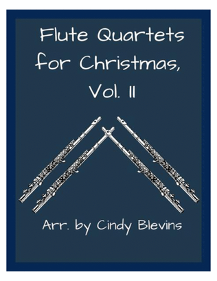Book cover for Flute Quartets for Christmas, Vol. II