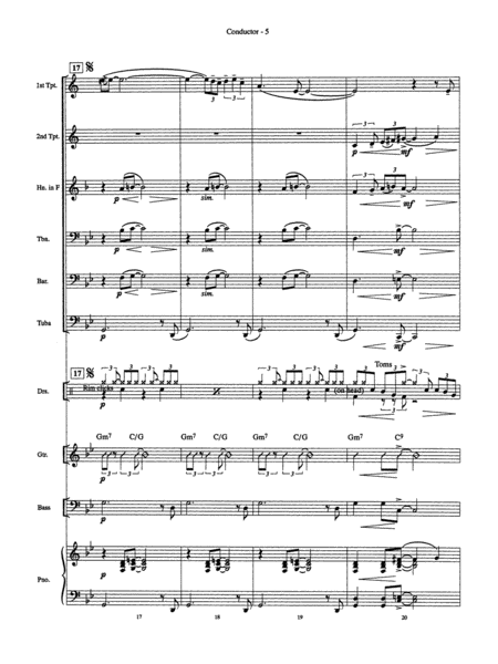 Summertime (from Porgy and Bess): Score