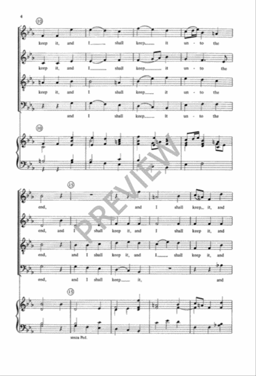 Teach Me, O Lord 4-Part scores gallery preview page 5