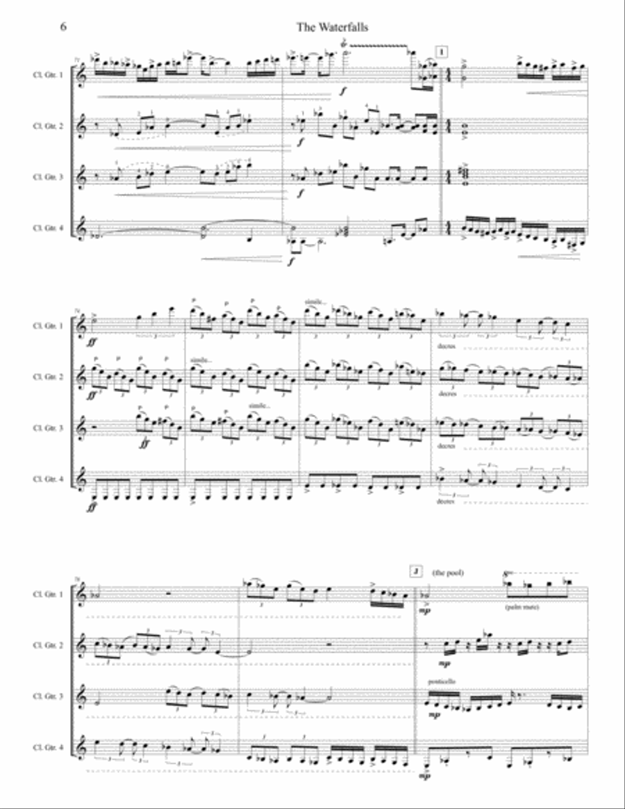 The Waterfalls Small Ensemble scores gallery preview page 6