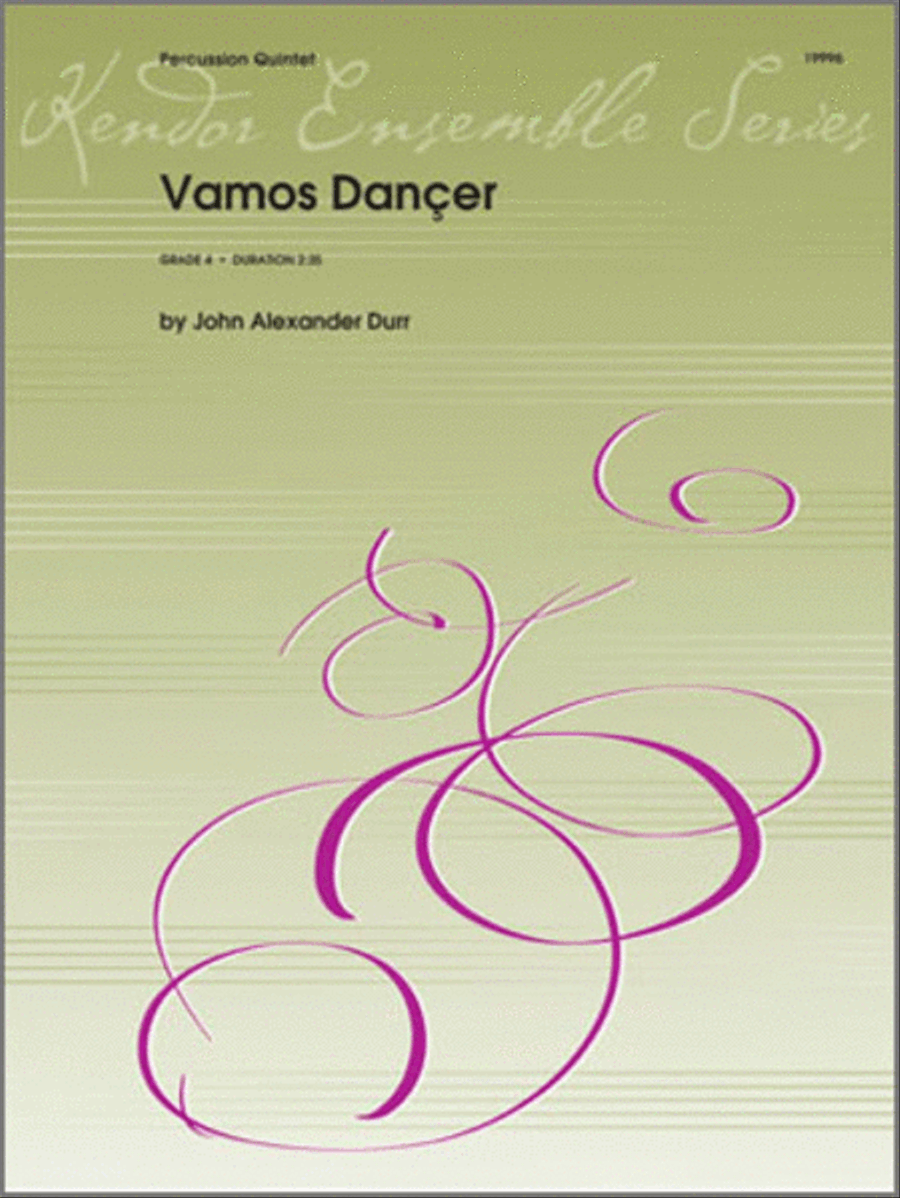Vamos Dancar Percussion scores gallery preview page 1