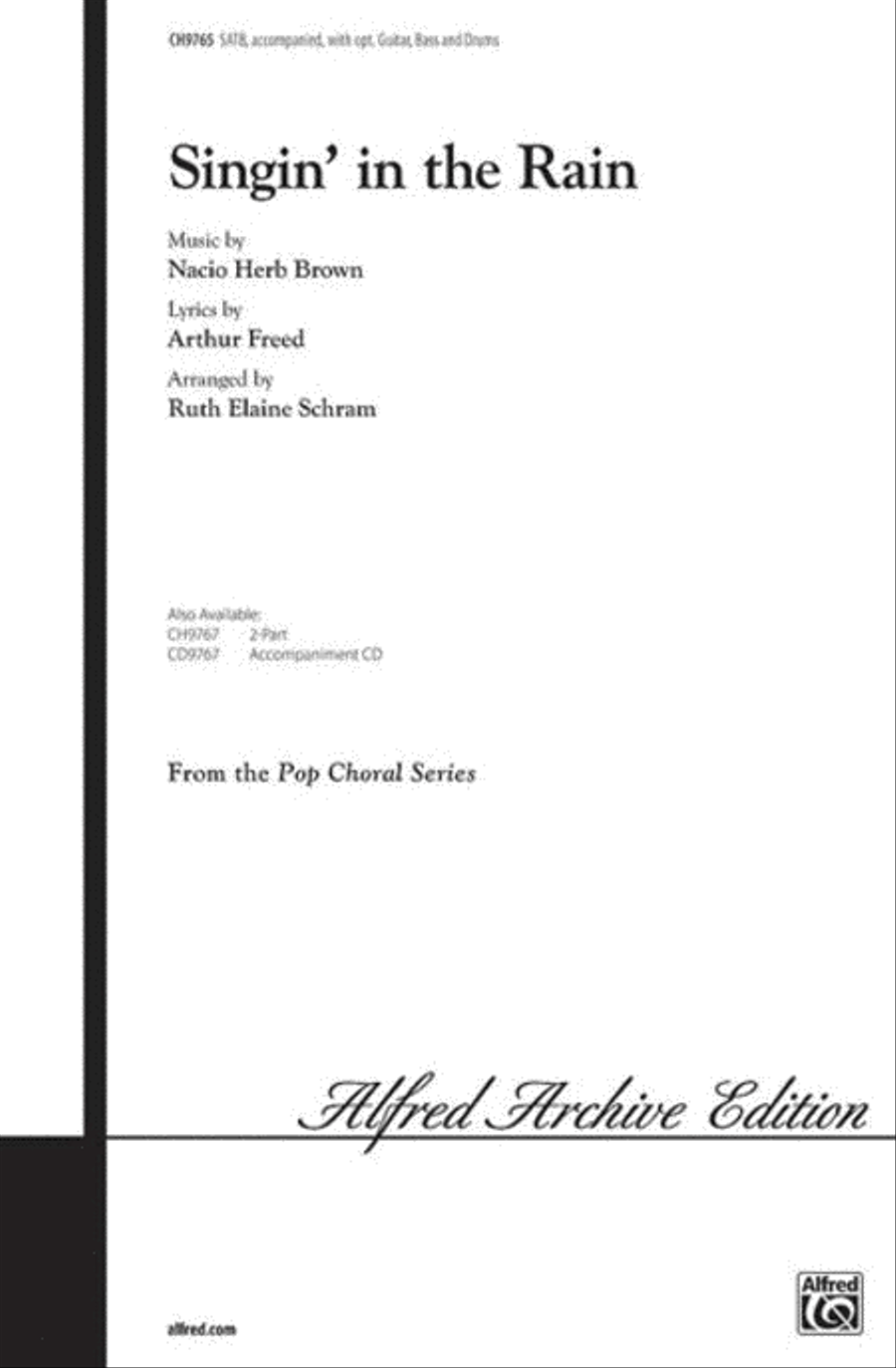 Singin' in the Rain 4-Part scores gallery preview page 1