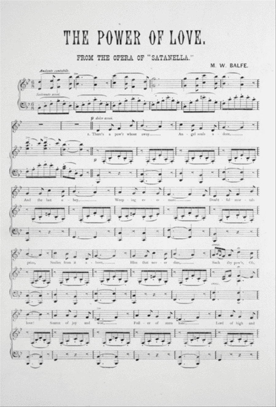 Power of Love Voice scores gallery preview page 2