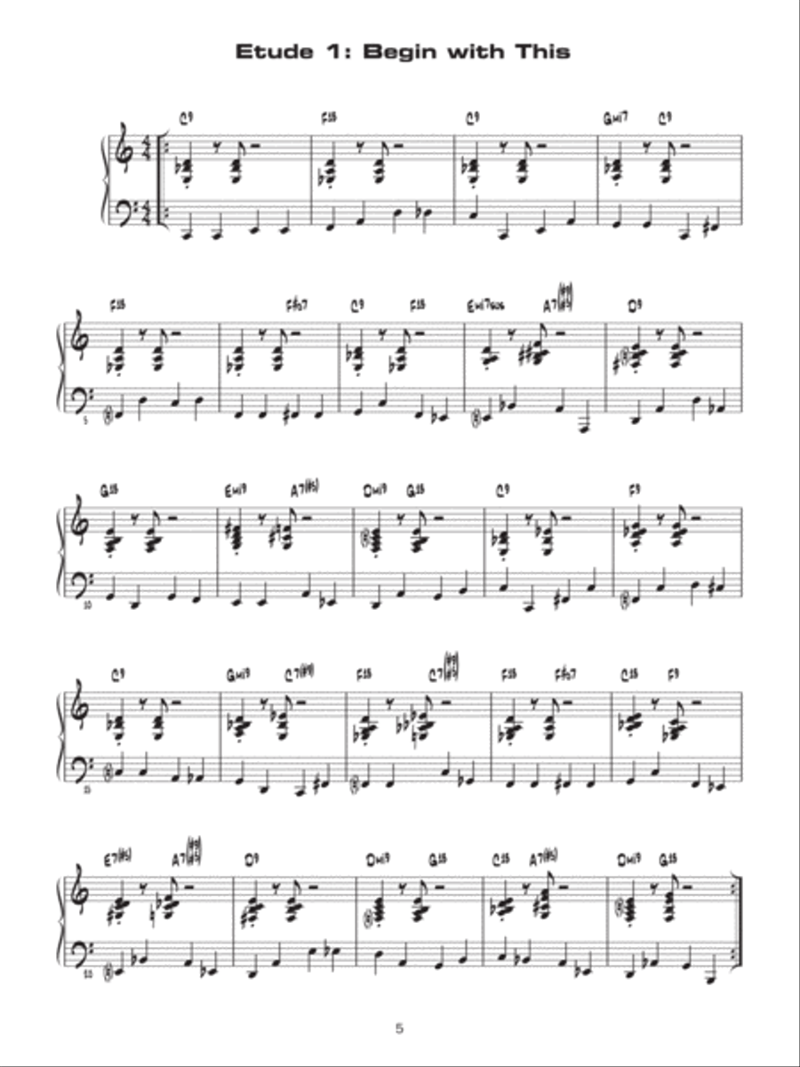Playing Jazz Piano Piano Method scores gallery preview page 4