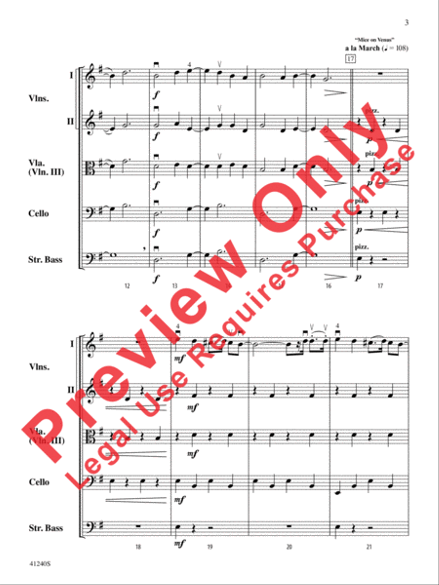 Minecraft String Orchestra scores gallery preview page 4