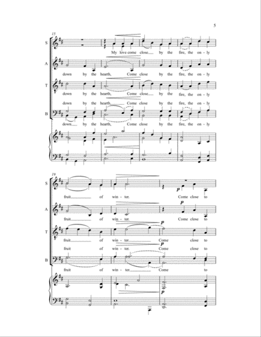 Winter SSATB scores gallery preview page 4