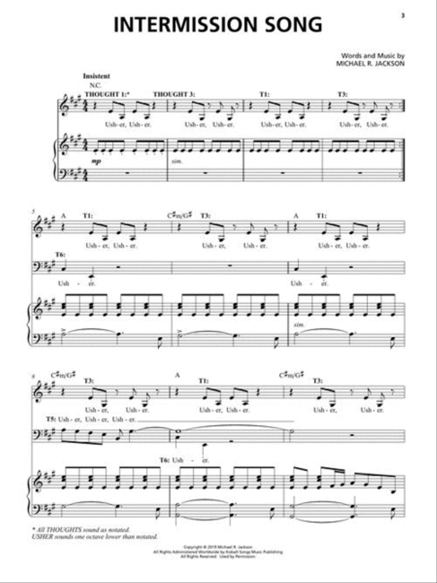 A Strange Loop Piano, Vocal scores gallery preview page 4