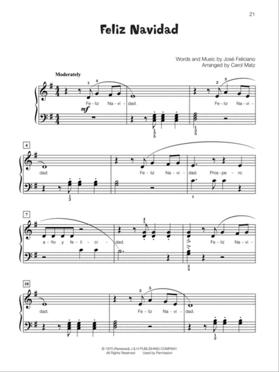 Famous & Fun Pop Christmas, Book 3 Piano Method scores gallery preview page 5