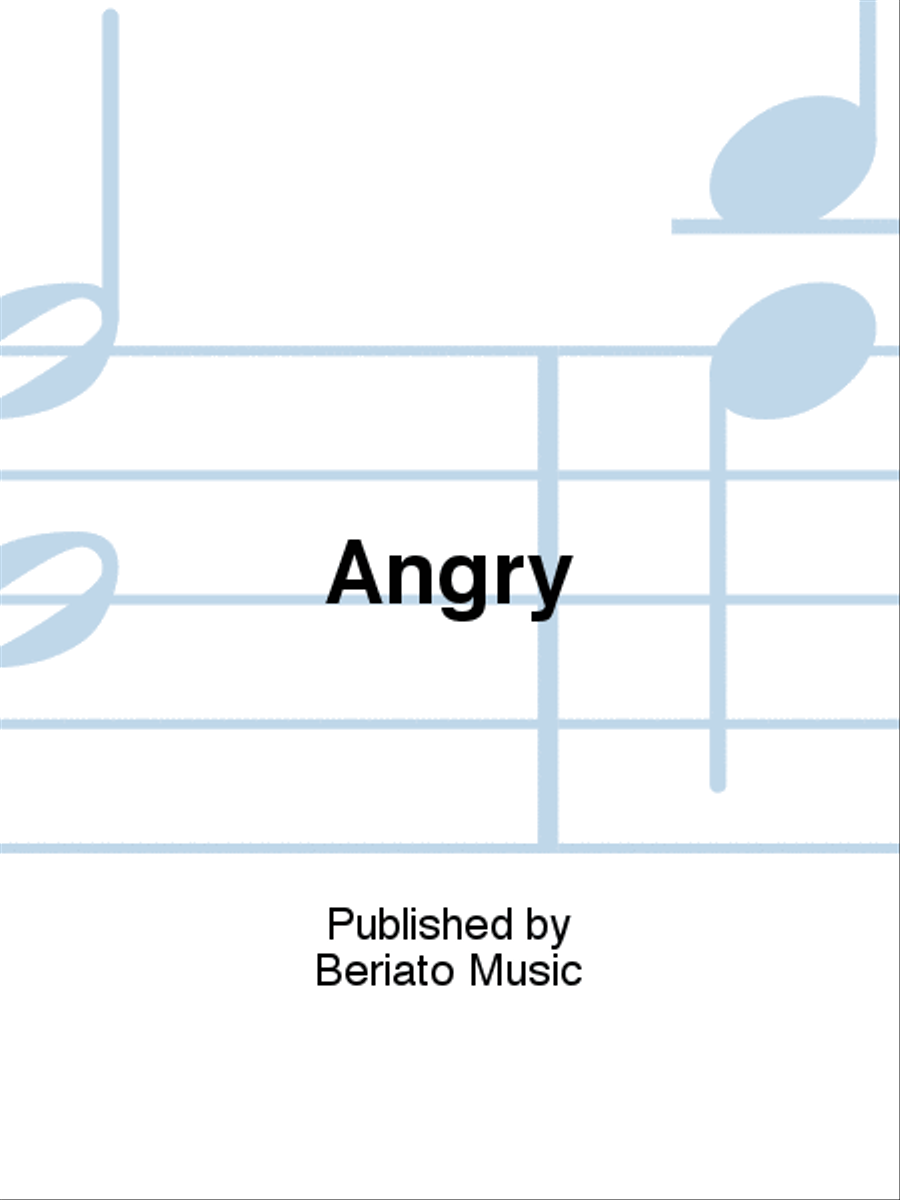 Angry Piano, Vocal, Guitar scores gallery preview page 1