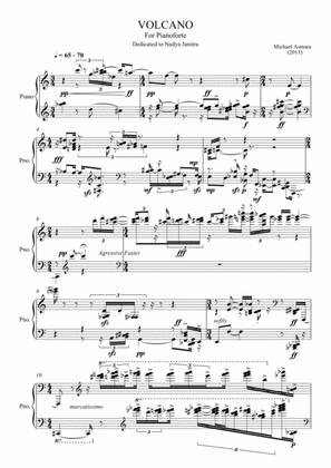 Volcano ( a pieces for solo piano)