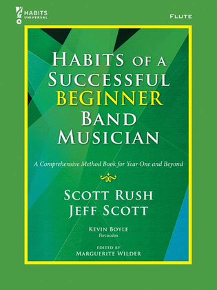 Book cover for Habits of a Successful Beginner Band Musician - Flute