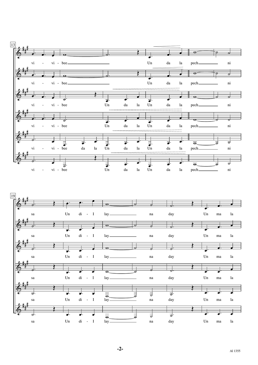Now We Are Free SSAA scores gallery preview page 2