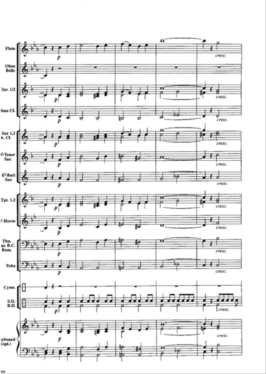Land of the Free Concert Band scores gallery preview page 9