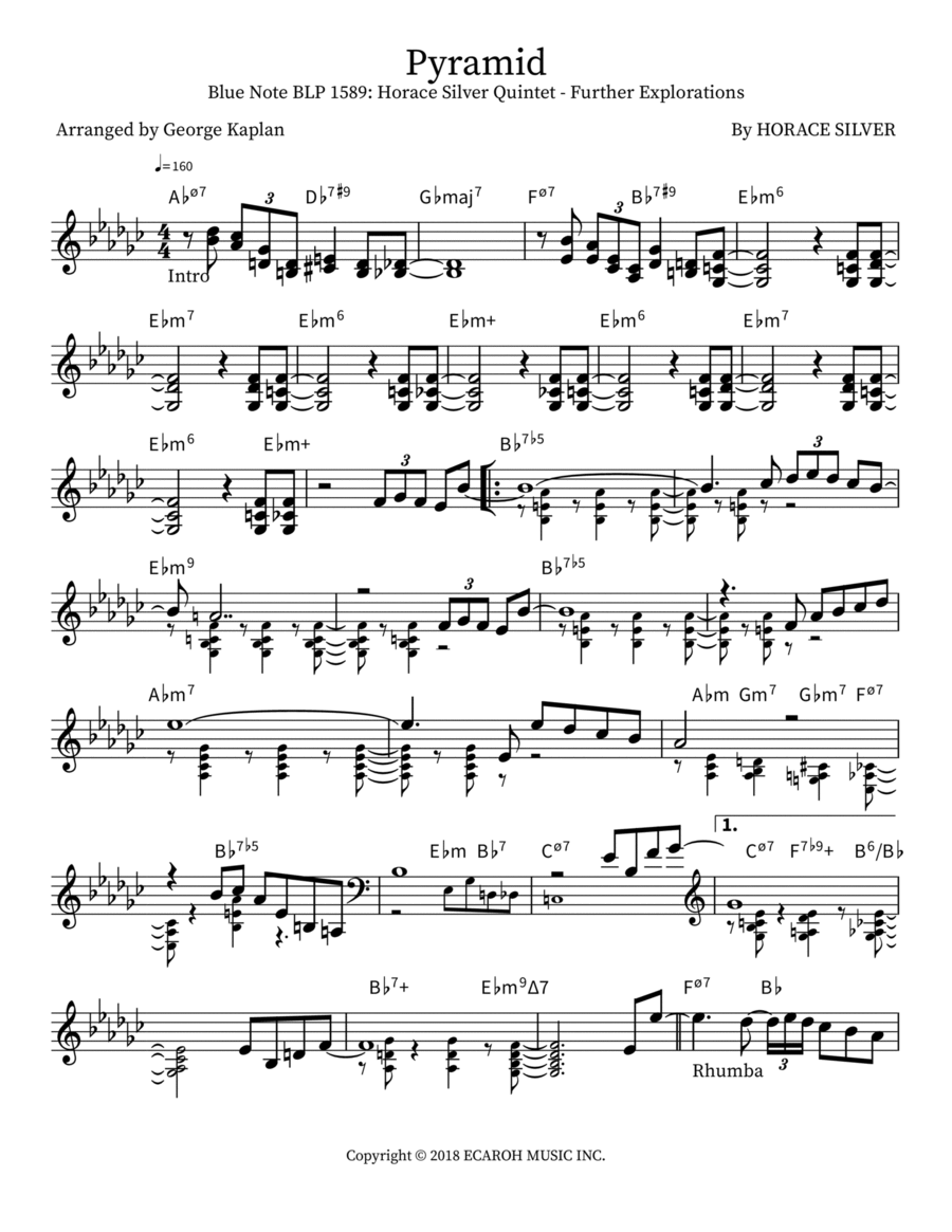 Pyramid Piano scores gallery preview page 1