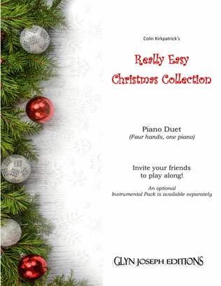 Book cover for Really Easy Christmas Collection (20 carols and hymns for piano duet)