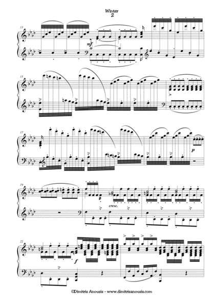 Vivaldi's "Winter" for solo piano image number null