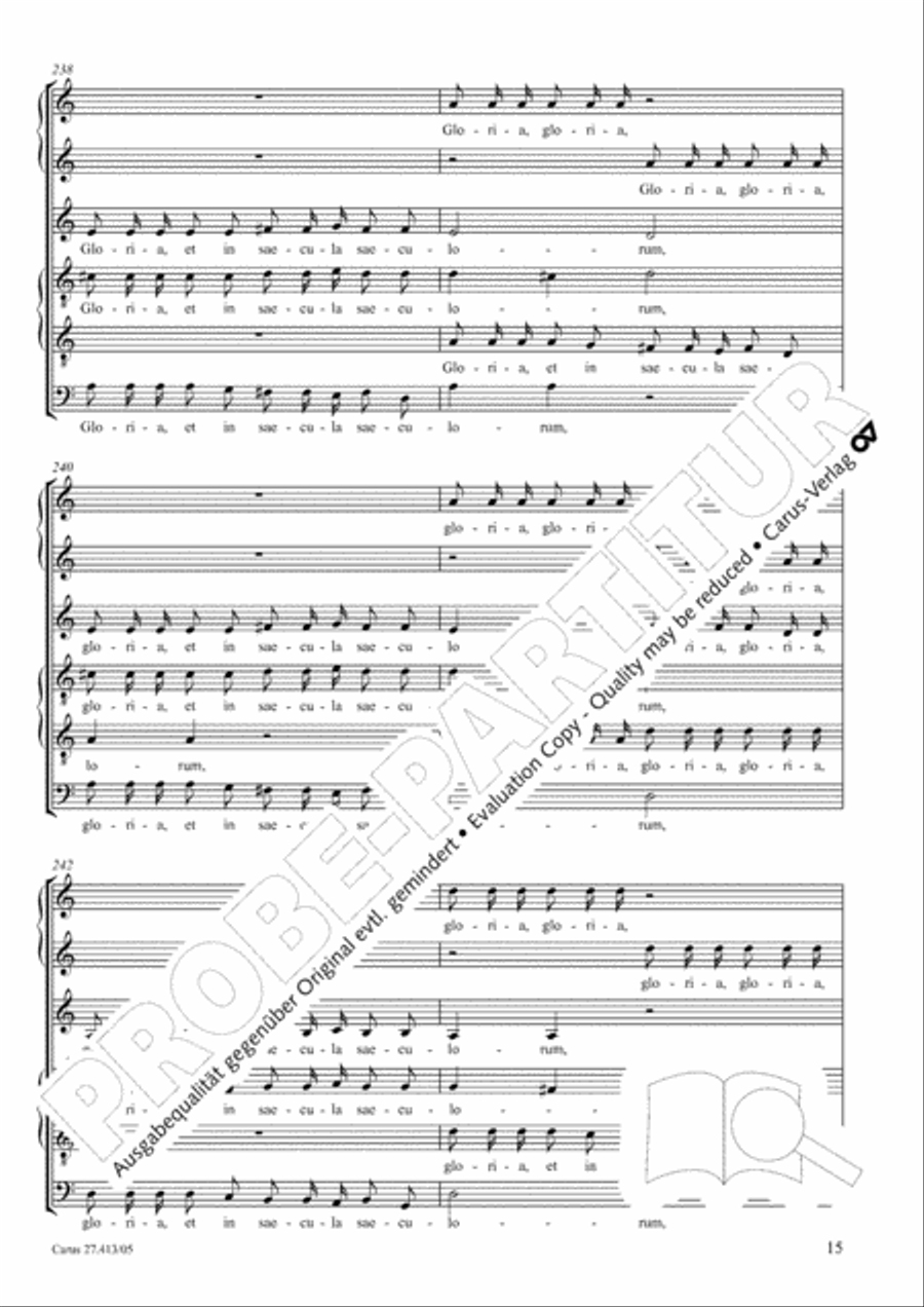 Beatus Primo Choir scores gallery preview page 16