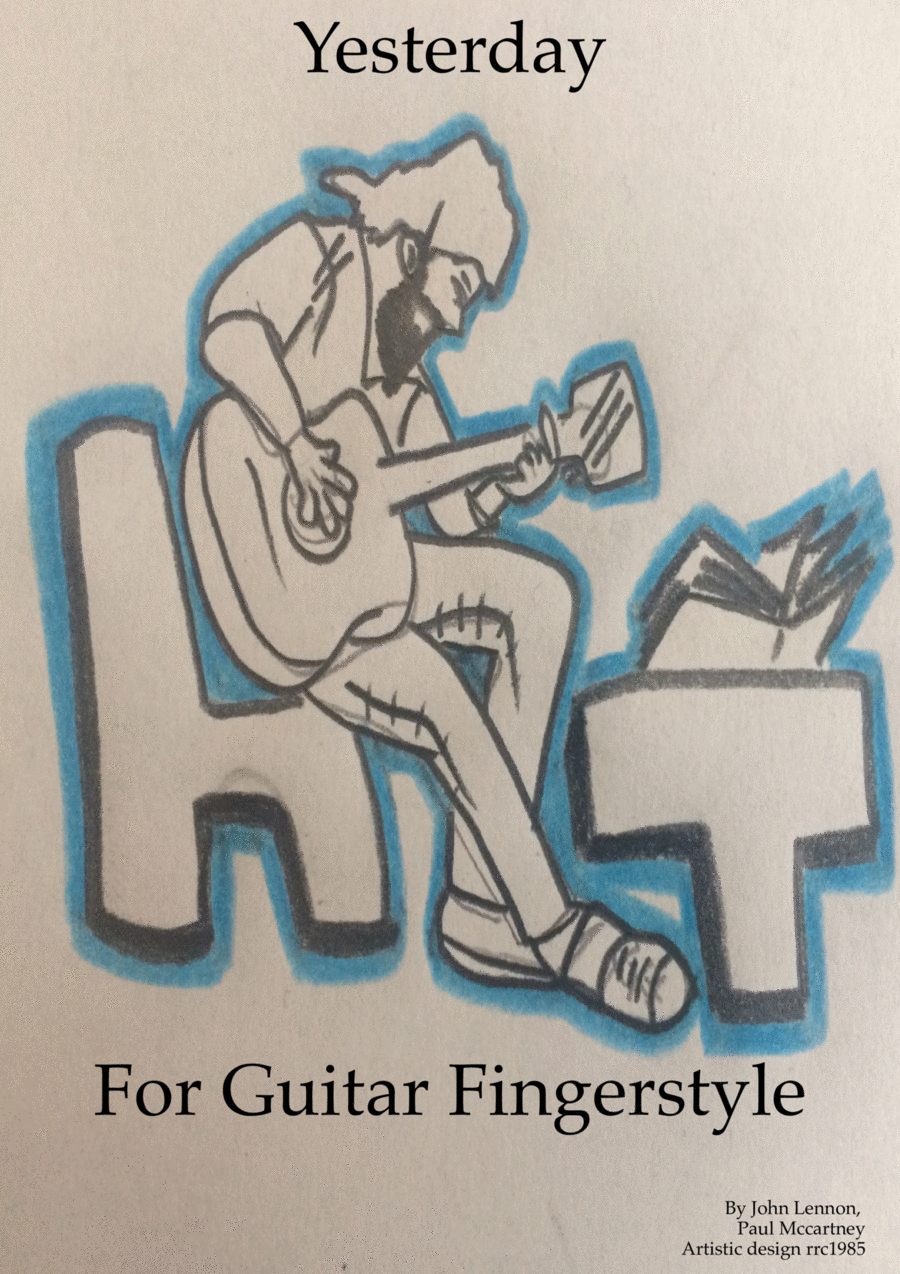 Yesterday Electric Guitar scores gallery preview page 1