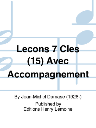 Lecons 7 Cles (15) Avec Accompagnement