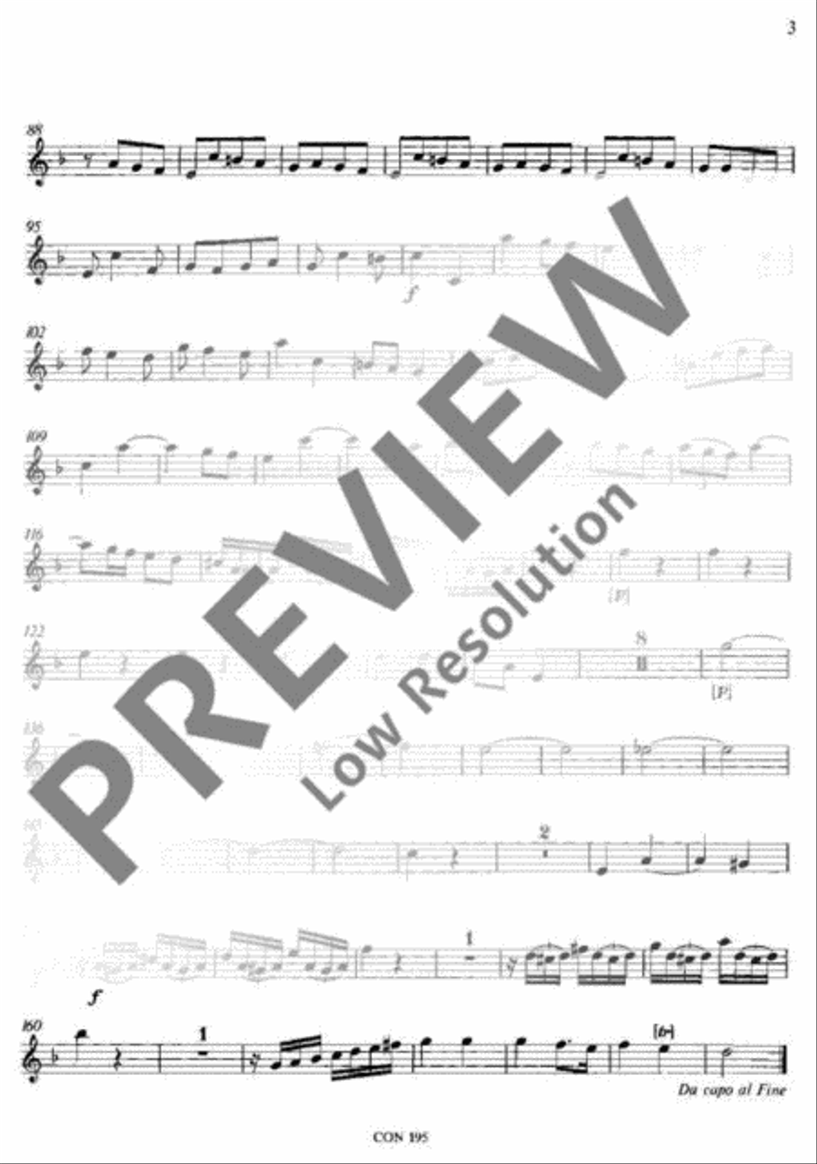 Concerto F Major Violin scores gallery preview page 4