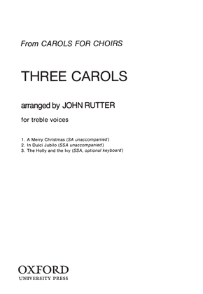 Book cover for Three Carols