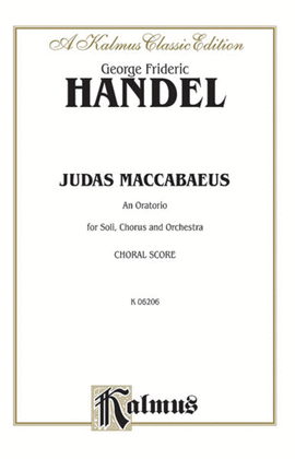 Book cover for Judas Maccabaeus (1747)
