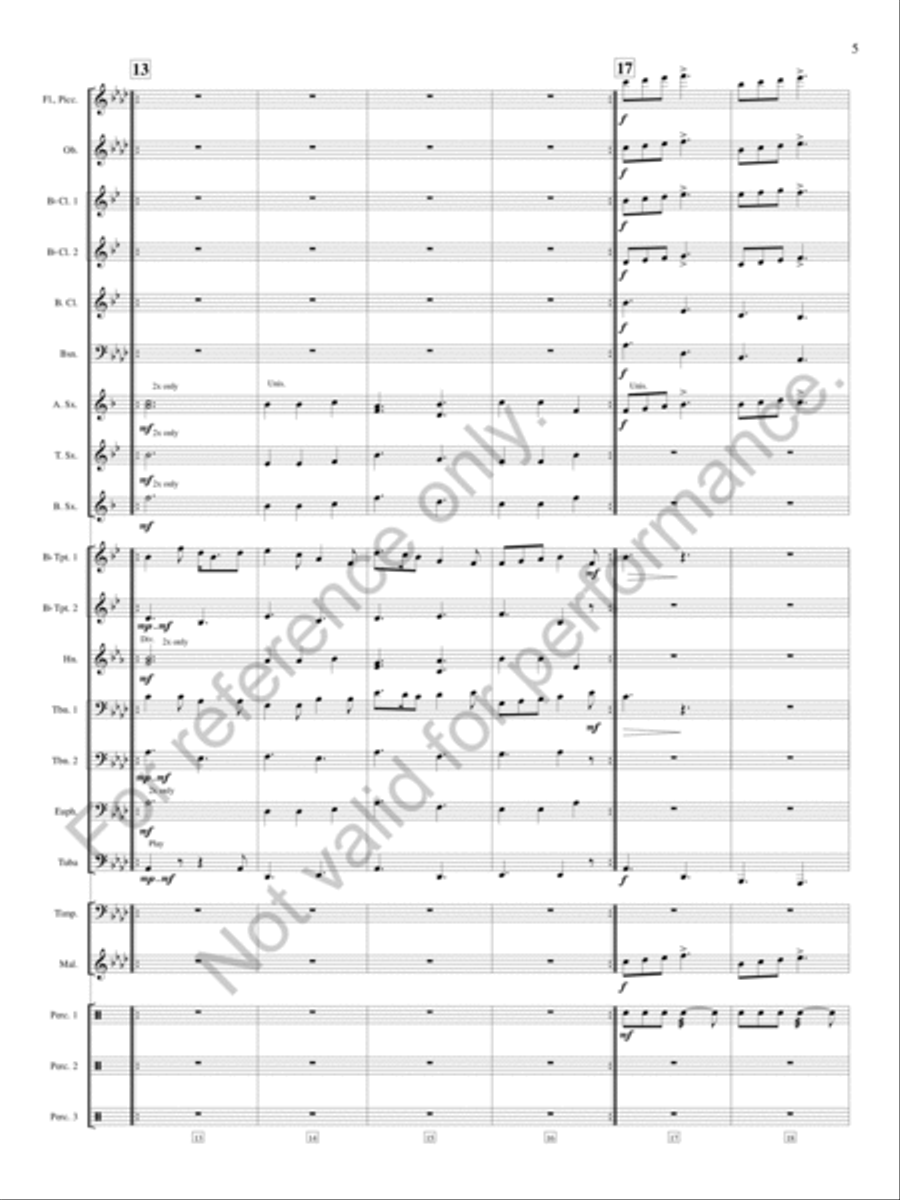 An English Triptych An English Triptych Concert Band scores gallery preview page 6