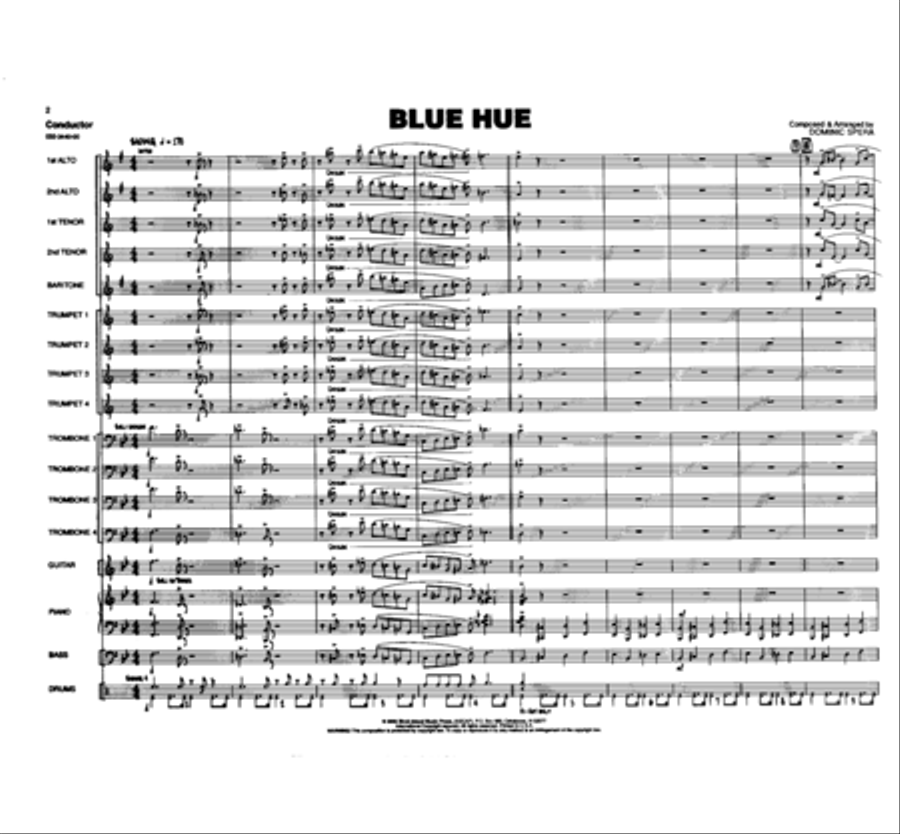 Blue Hue Jazz Ensemble scores gallery preview page 2