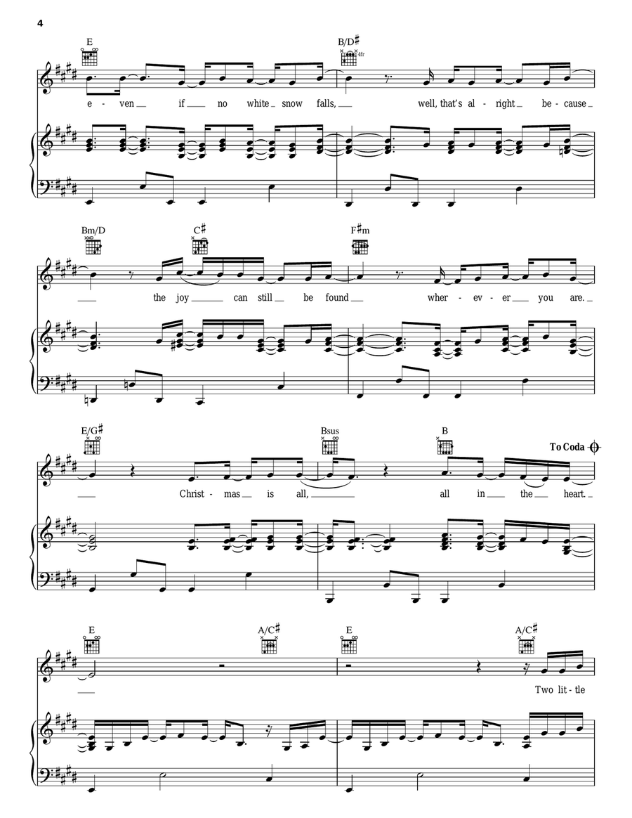 Christmas Is All In The Heart Acoustic Guitar scores gallery preview page 4