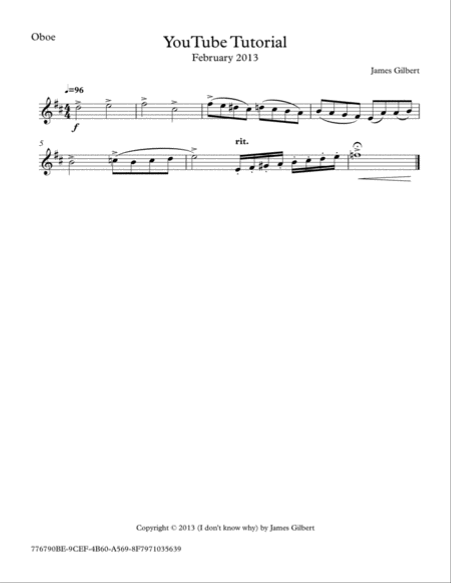 Youtube Tutorial piece Full Orchestra scores gallery preview page 4