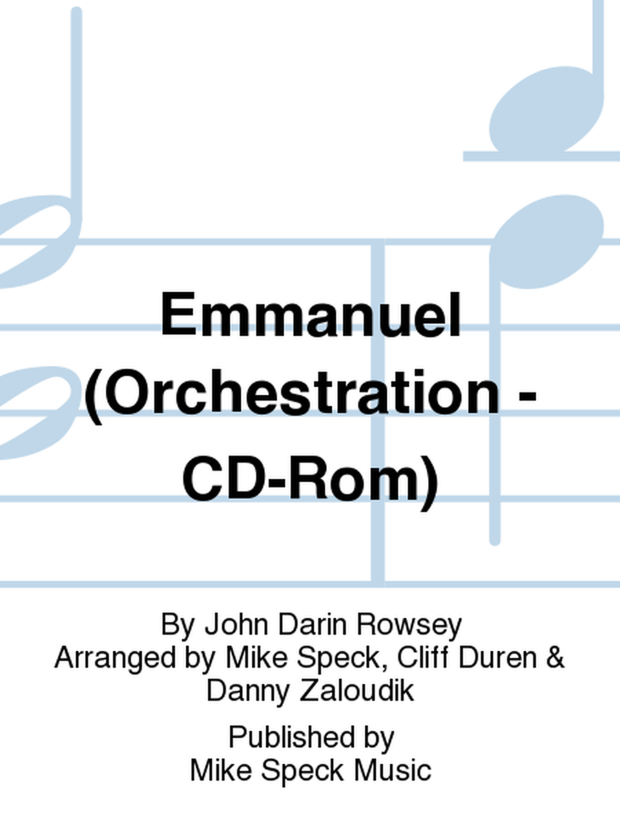 Emmanuel (Orchestration - CD-Rom)