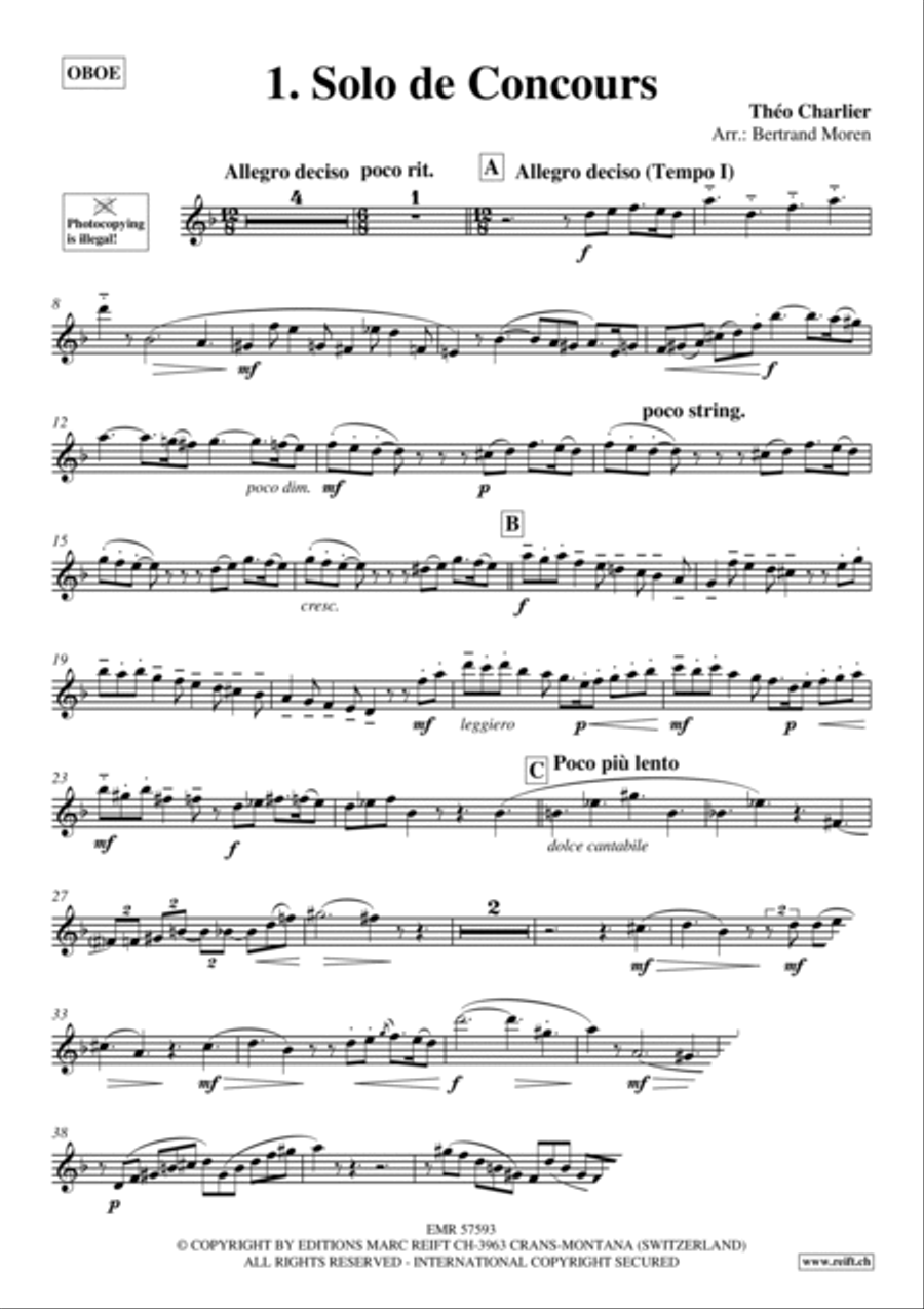 1. Solo de Concours Piano Accompaniment scores gallery preview page 3