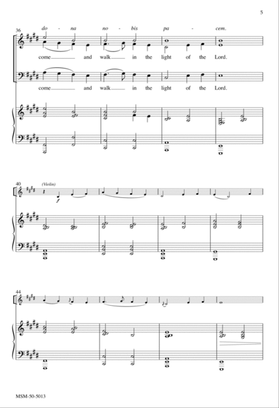 Walk in Light 3-Part scores gallery preview page 5