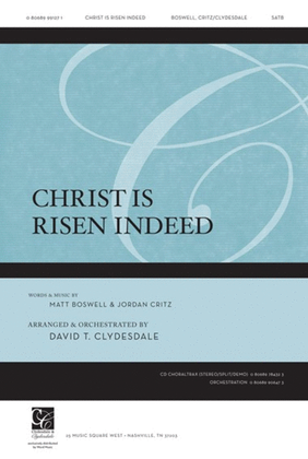 Book cover for Christ Is Risen Indeed - Anthem