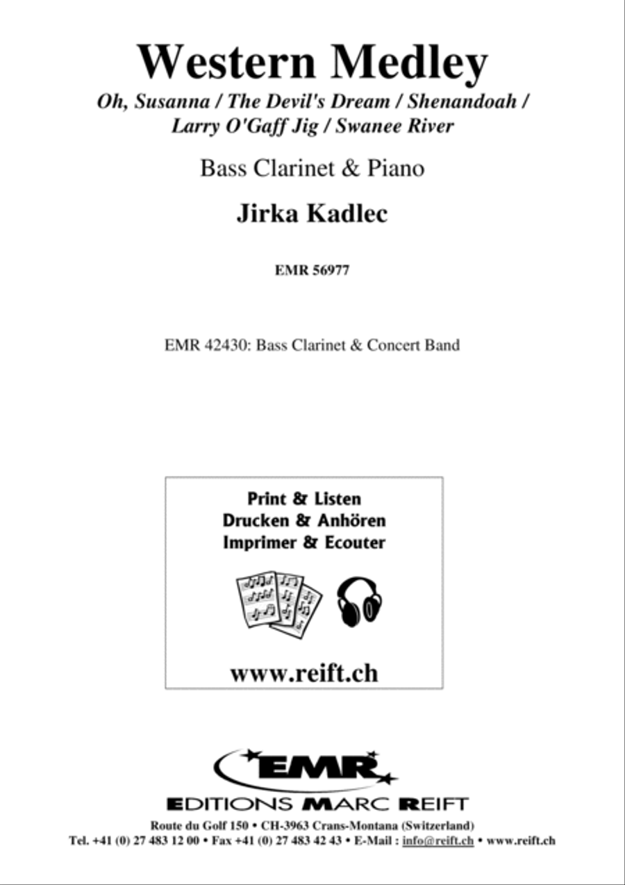 Western Medley Bass Clarinet scores gallery preview page 2