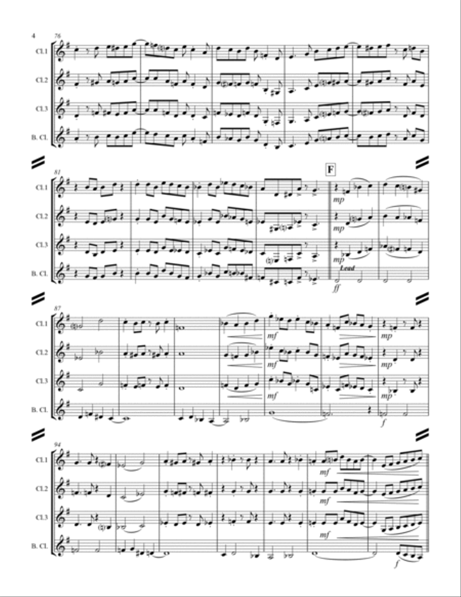 The Way You Look Tonight Woodwind Ensemble scores gallery preview page 5