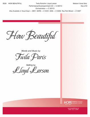 Book cover for How Beautiful