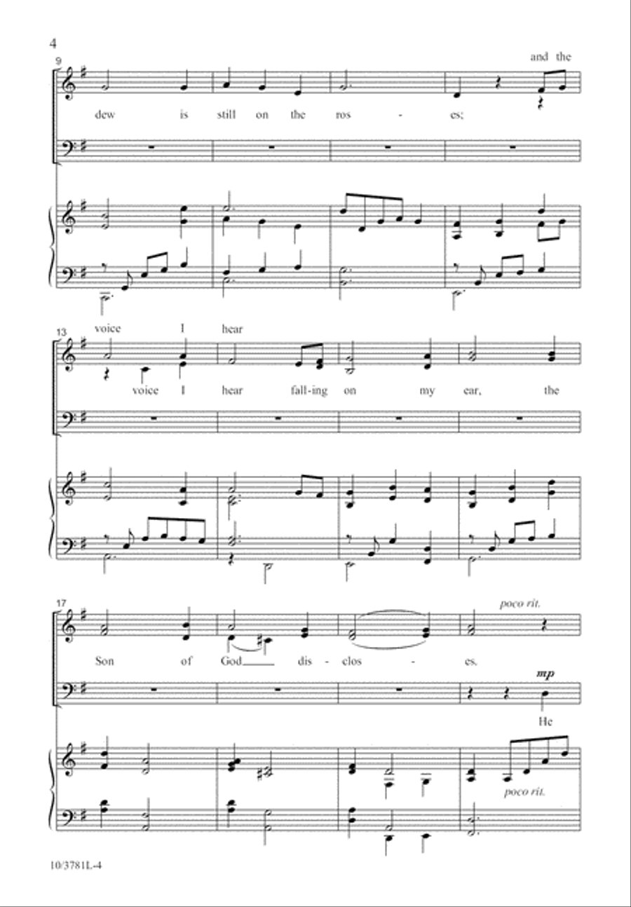 In the Garden 4-Part scores gallery preview page 4